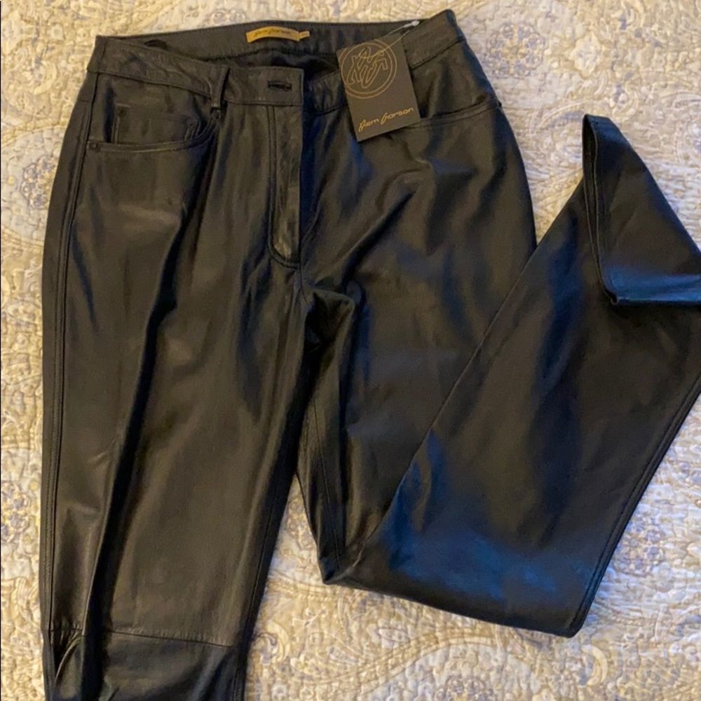 Rem Garson leather pants